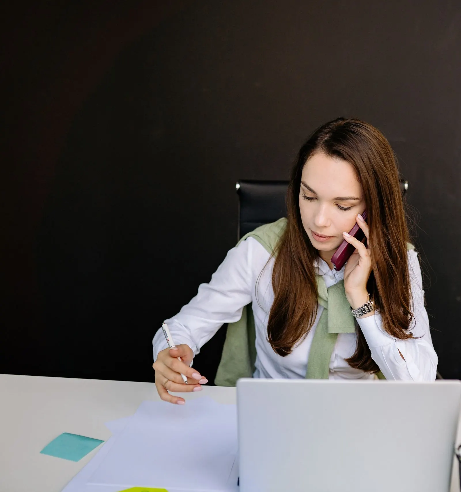 A legal professional at work